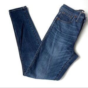 Madewell high-rise skinny medium blue denim